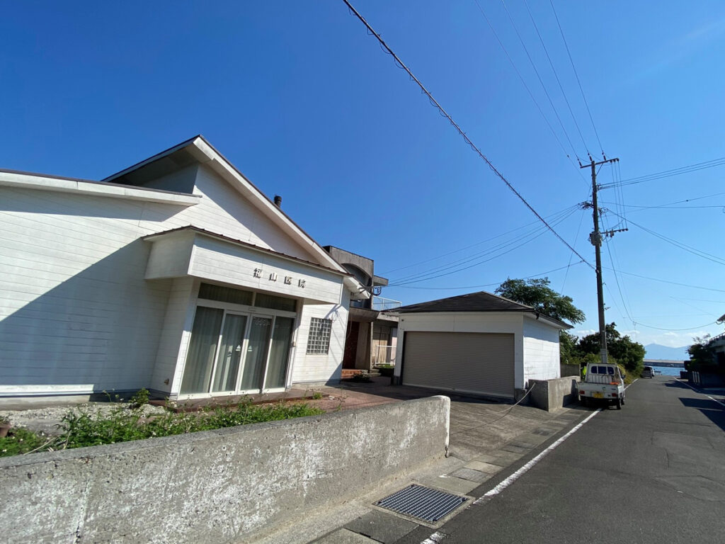 鹿児島県指宿市の温泉付き病院跡地 敷地全体像